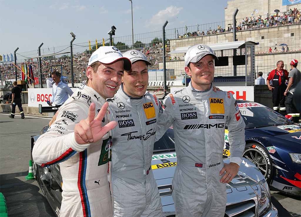 Augusto Farfus, Gary Paffett og Jamie Green
(Foto: Natascha Theisen)